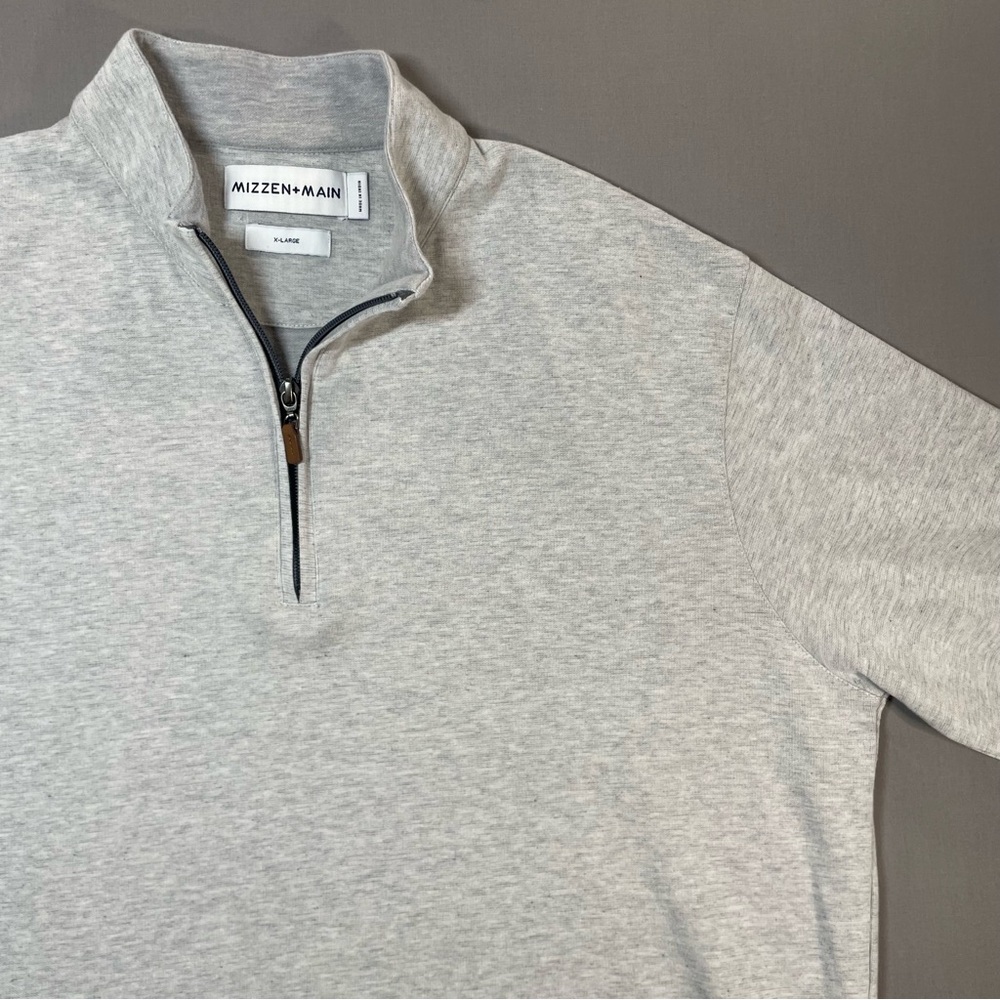 Mizzen + Main Hillman Quarter-Zip Pullover Sweatshirt/Sweater - Mens XL - Picture 6 of 15